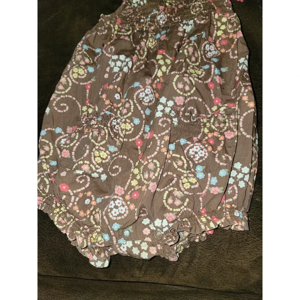 Gymboree brown floral